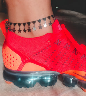 Gunmetal dreams anklet