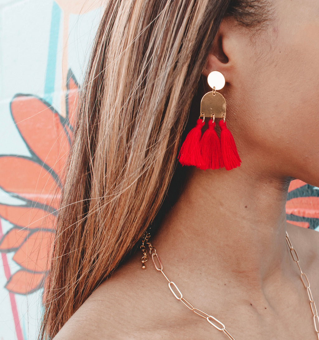 Redline Earrings